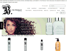 Tablet Screenshot of btheproduct.com